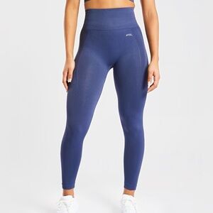 AYBL Balance V2 seamless leggings in navy blue. Size Large.